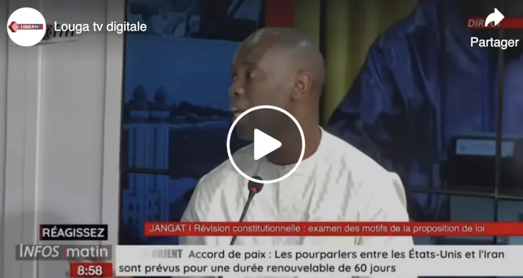 JANGÀT avec Daouda MINE | Révision constitutionnelle : examen des motifs de la proposition de loi…