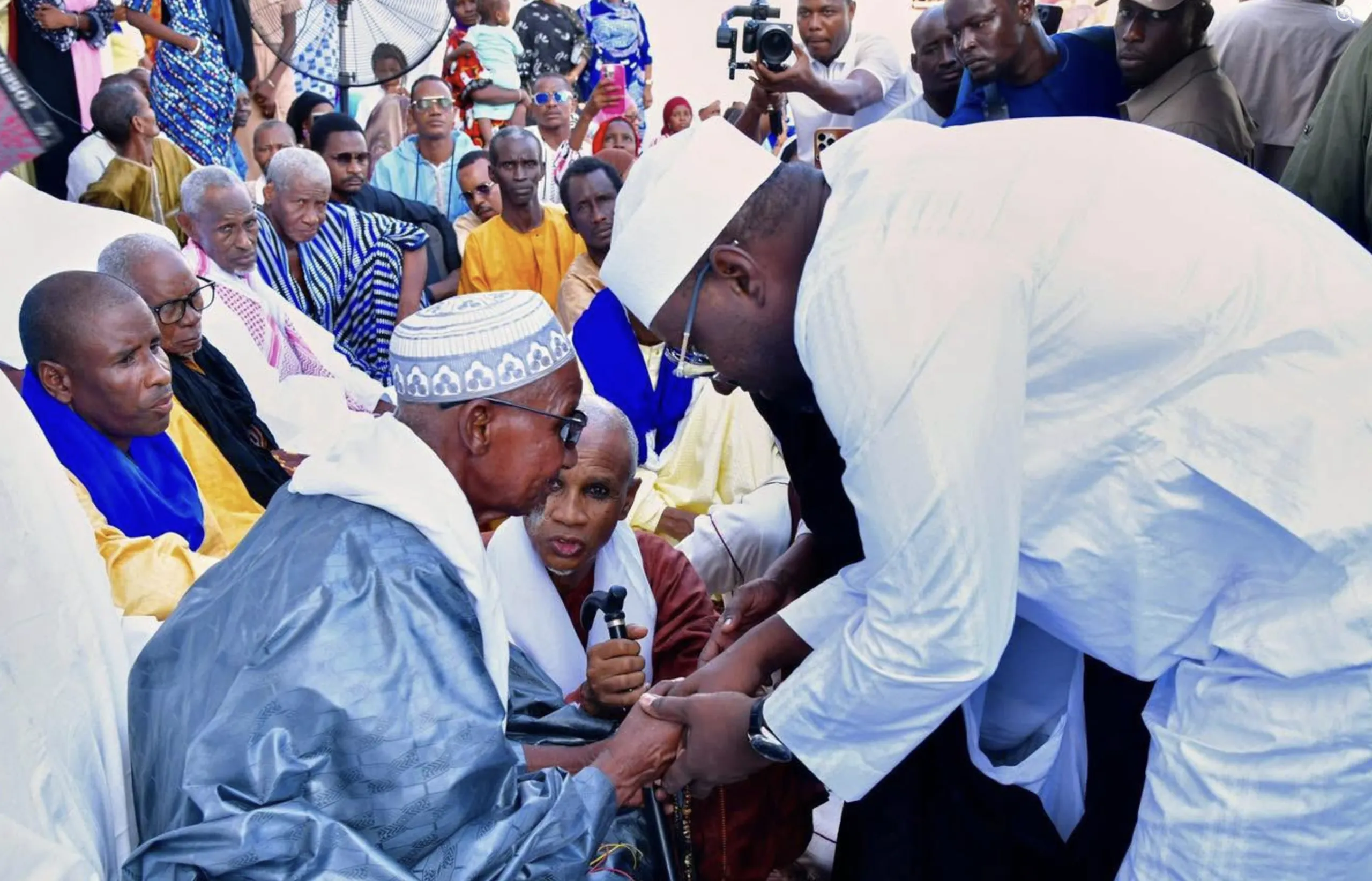 Sonko à Louga entre condoléances et visite de courtoisie