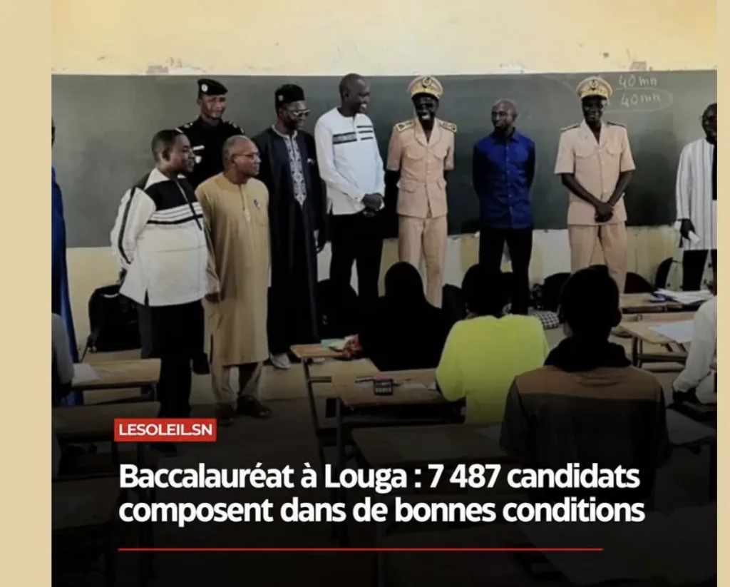 Les épreuves du baccalauréat ont démarré ce mardi sur l’ensemble du territoire national. À Louga, les autorités administratives et académiques ont visité plusieurs centres d’examen pour s’assurer du bon déroulement des épreuves