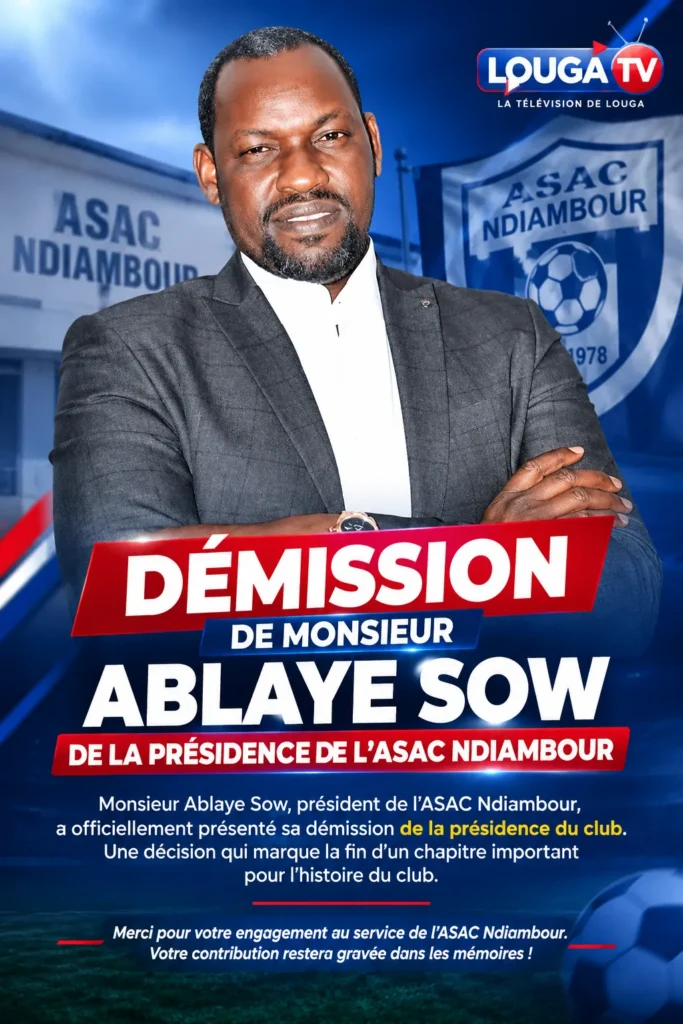 DÉMISSIONDE MONSIEURABLAYE